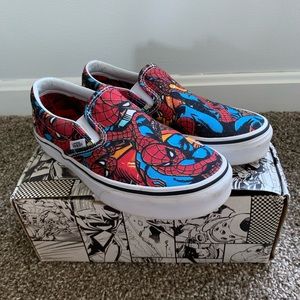 Spider-Man Classic Slip-On Vans